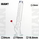 Giant | Bolt Glass Bong- H:54cm- Ø:75mm- Socket:18.8mm