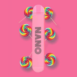 LIO NANO X E-Shisha mit 20mg Nikotin 600 Züge Rainbow Candy