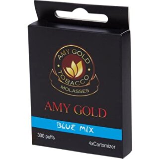  Amy Gold My Smoke M HOSE Cartridge ? 4 Pack ? Electronic Shisha Blue mix