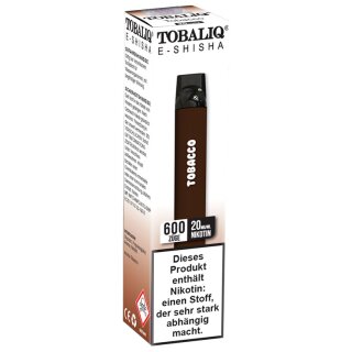 TOBALIQ 20mg/ml Tobacco   600 züge