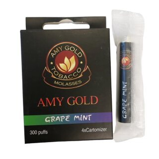 Amy Gold My Smoke M HOSE Cartridge ? 4 Pack ? Grape mint