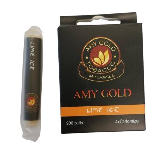 Amy Gold My Smoke M HOSE Cartridge ? 4 Pack ? Lime ice
