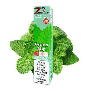 7Days Vape Einweg E-Zigarette Green Slip
