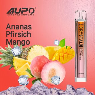 Aupo Crystal  600 Züge Pinpel pfirsich Mango