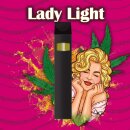 MOODLY Einweg HHC Vape Lady Light 95% bis zu 400 Puffs